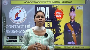 8.2K views · 52 reactions | NDA Previous Year Question Paper Solved _ Complete Solution & Strategy #ndaexam2025 #apcacademy | APC Academy | Facebook