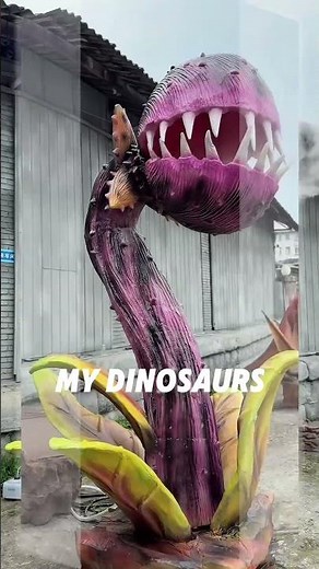 3M Giant Animatronic Cannibal Flower | Scary Halloween Prop for Attractions & Haunted Houses
