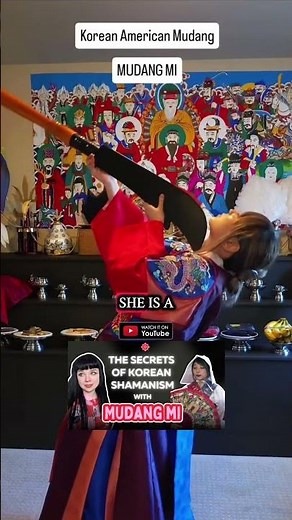 The SCERETS of Korean Shamanism explained with Mudang Mi on Pause With Pythian #koreanshaman