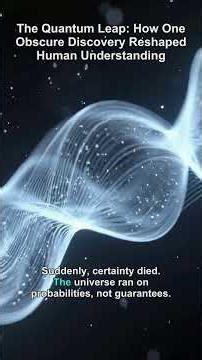 The Quantum Leap: How One Obscure Discovery Reshaped Human Understanding