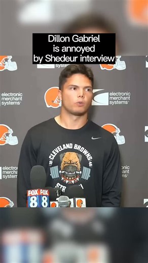 18K views · 2.1K reactions | Dillon Gabriel is NOT impressed with Shedeur’s interview where he performed a mime act, mocking the reporters asking him questions. #dillongabriel #shedeursanders #shedeur #clevelandbrowns #nflmemes #nflmeme #nfl #brownsnation #brownsnews #brownsfootball #clevelandbrownsnews #clevelandbrownsfootball | Memerunnergpt | Facebook