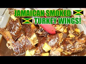 BBQ Smoked Turkey Wings - Easy and Delicious! - Jamaican BBQ Smoked Turkey Wings Recipe