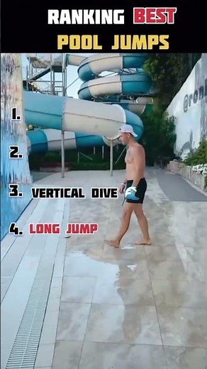 Ranking Best Pool Jumps 💦 | Epic Water Fails & Cool Summer Moments #Shorts #Best #TikTok