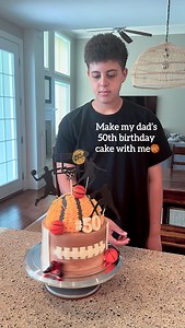 1M views · 38K reactions | Make my dad's 50th birthday cake with me...