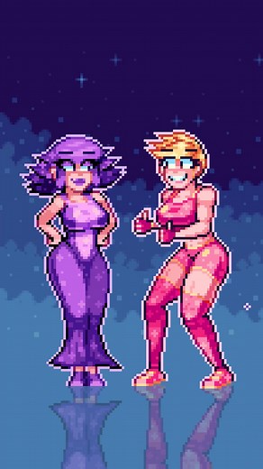 Tomboy Muscle Girl Animation