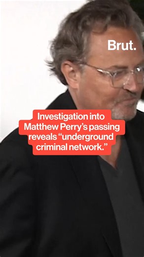 13K views · 113 reactions | The investigation into Matthew Perry’s passing revealed what authorities called a “broad underground criminal network” that led to Perry’s overdose, with five people, including Perry’s assistant and two doctors, being charged in the case. #matthewperry #celebritynews | Brut | Facebook