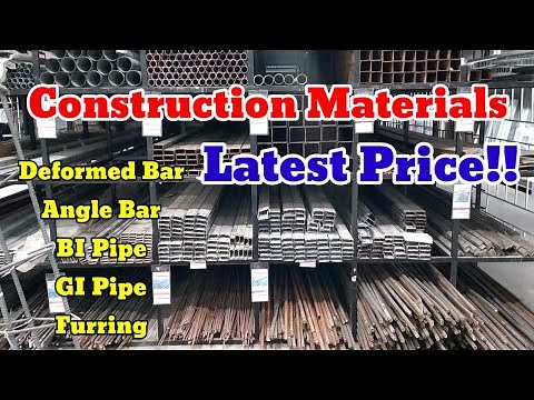 Magkano ang Presyo ng Construction Materials|Latest Price in Philippines 2021|All home