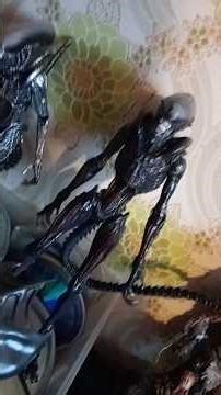 NECA aliens action figure collection set up #actionfigures #alien #film #movie