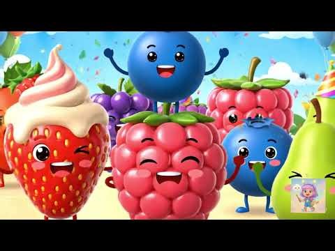 Silly Fruit Fun: Berry Boogie Woogie | Cute Kids Dance Song for Toddlers
