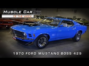 1970 Ford Mustang BOSS 429 Muscle Car Of The Week Video #32