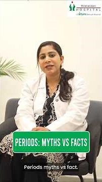 5 Common Period Myths Busted! The Truth Every Woman Should Know | Dr Hina Shaikh #shorts