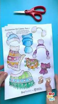 Fabulous Autumn Llama Coloring Pages