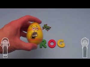 Kinder Surprise Egg Word Jumble! Spelling Creepy Crawlers! Lesson 17 Toys for Kids! YouTube 720p