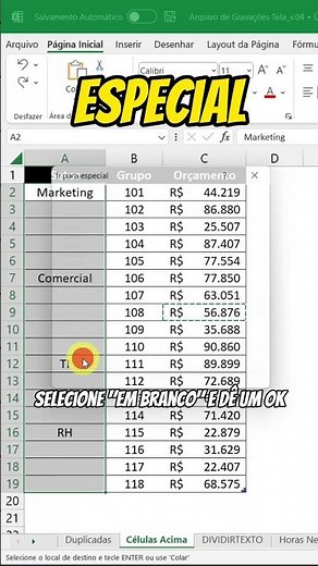 DISCOVER NOW how to repeat cell values ​​in Excel using CTRL+ENTER! #excel #tip #exceltips