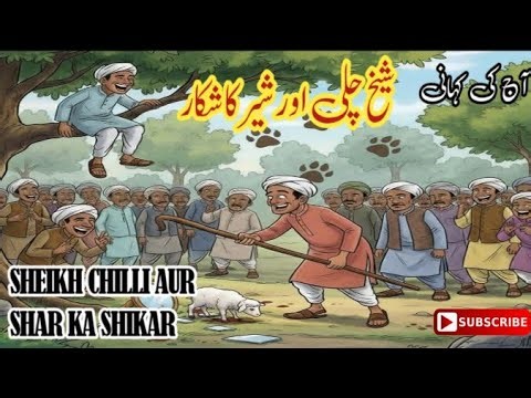 Sheikh Chilli Aur Sher Ka Shikar | Mazahiya Urdu Kahani | Sheikh Chilli Funny Story