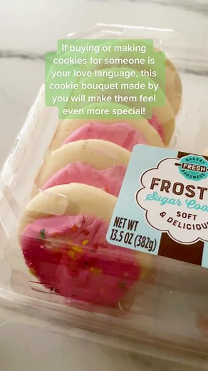 Cookie Bouquet Tutorial with Store-Bought Cookies