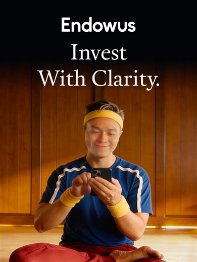 Investing your wealth should be a source of stability, not stress So if investing has you breaking a sweat every time, Endowus is here to help. We cut through the chaos with the calm of proven strategies, unbiased advice, and low, fair fees - so you can invest with absolute clarity. Start investing with clarity on Endowus today. Investment involves risk. Past performance is not an indicator nor a guarantee for future performance. Please refer to our full disclaimer at https://sg.endow.us/mas. Th