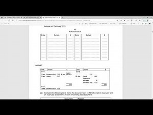 IGCSE Accounting Tutorial: Books of original entry questions