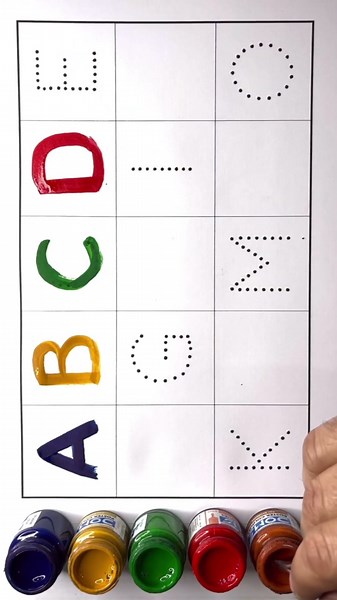 Colors 🖍🎨 name | painting alphabet abcd | #shorts #abcsong