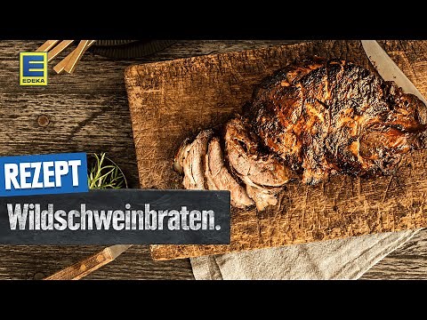 Wildschweinbraten Rezept | Festlicher Braten aus dem Backofen