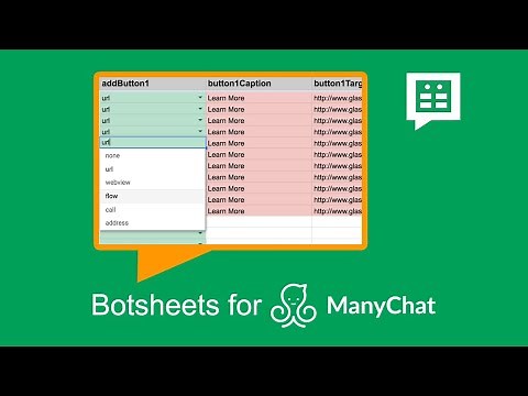 Botsheets for Manychat