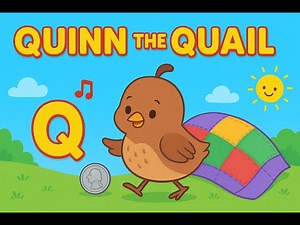 Quinn the Quail| Letter Q Song for Kids | ABC Learning Rhymes