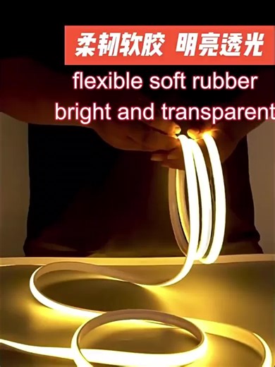 Led strip lights cope indoor outside illumination ambiance siliconlights landscape garden