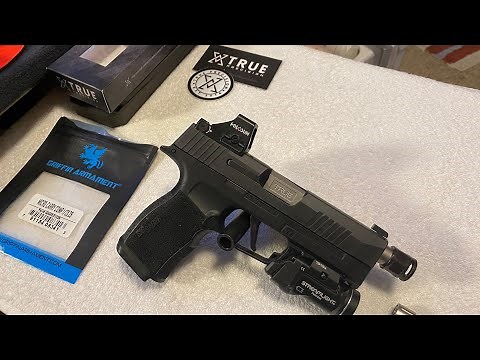 True Precision Threaded Barrel / Griffin Armament Micro Carry Comp for Sig Sauer P365 XL