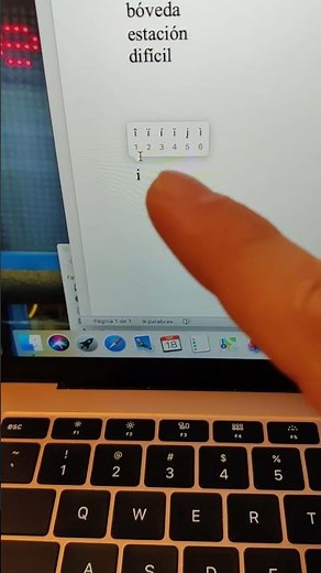 como poner acentos en #Word para #macbook #mac