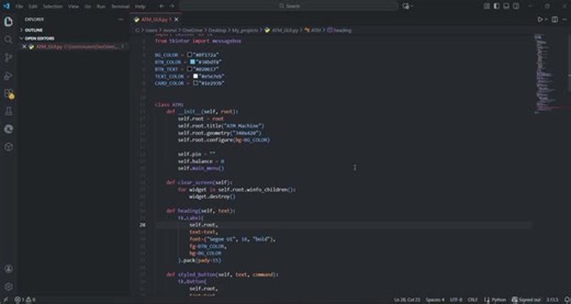 Python ATM Machine Simulation with Tkinter GUI | Monvitha Sai P posted on the topic | LinkedIn