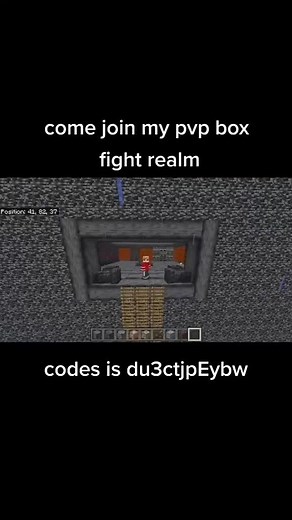 1.19 bedrock pvp realm #viral #box #minecraft #pvp #fyp #foryou