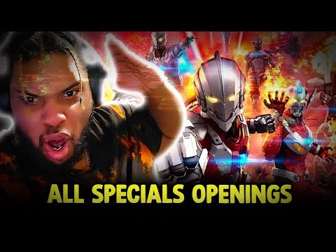 *First Time* Reacting to ALL Ultraman Openings (Specials)