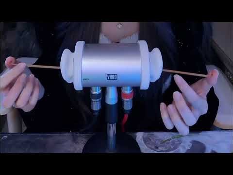 Layered ASMR Ear Cleaning for Deep Relaxation with Horsehair, Wood & Pompom / 4HR (No Talking)