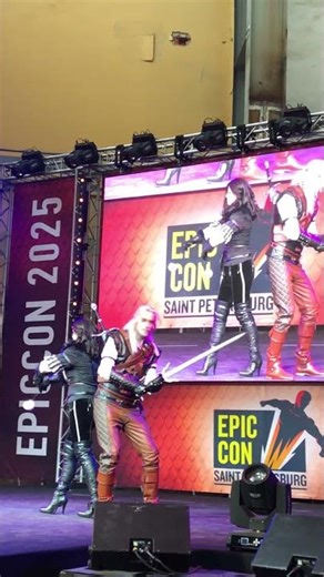 Geralt & Yennefer in REAL LIFE?! This Cosplay Is Perfect! #shorts #witcher #cosplay