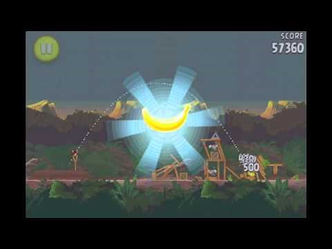 Angry Birds Rio All 15 Hidden Golden Bananas