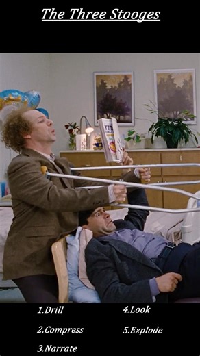 The Three Stooges (2012) – Hospital Chaos Erupts as the Trio “Treat” a Patient Their Way