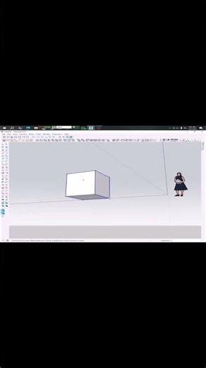 SketchUp pro Dimension Tutorial #sketchup #tutorial #shorts