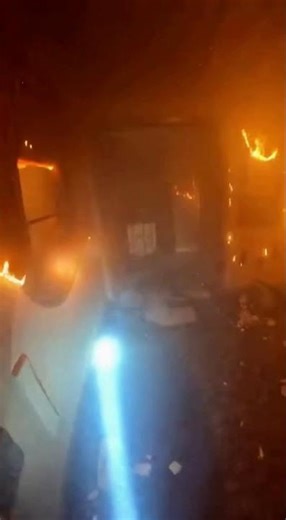 Man Begs a Firefighter to Save His Puppies