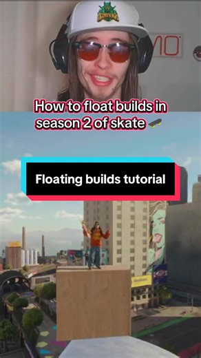 All 4 working strategies to float building S2 Skate. 💯 #viral #fyp #floatingbuilds #skate #skategap