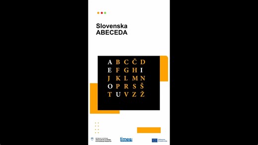 Video SLOVENSKA ABECEDA - črke zapis, IZGOVOR