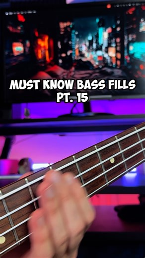 Marcelo Maccagnan on Instagram: "Are you tired of just playing 1 note?? 😩 Comment “tabs” for the free PDF 🎉 Using my @drstrings White Neon! Continuing our series of very useful fills…we are playing over a E7 or Em/Em7 chord for this fill. I often talk about scales and what I’m thinking when doing these fills, but today, the fill itself is a more free, motif based fill. I like to think of it as a quick phrase on the blues scale followed by a sequence of Perfect 4ths with an enclosure at the end