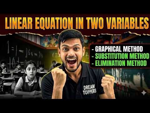 Class 9 math l Linear Equation In Two Variables l Ncert l Graphical Substitution Elimination Method