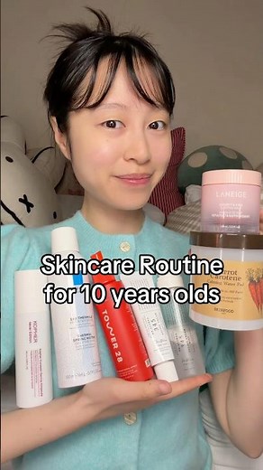Skincare for 10 year olds🎀 what age next?