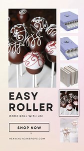 1.7K views | Speed up cake pop production with the Easy Roller! You can roll 21+ cake pops at a time, all the same size, shape and weight! https://heavenlycakepops.com/shop/ | CAKE POPS! | Facebook