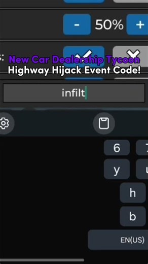 FREE $100.000 Code Highway Hijack Story Update! Car Dealership Tycoon #cardealershiptycoon #roblox