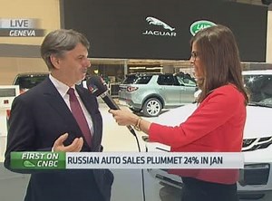 Jaguar Land Rover CEO sees Russia recovery