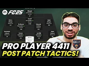 PRO PLAYER 4411 FORMATION AND CUSTOM TACTICS IN FC 25 ULTIMATE TEAM