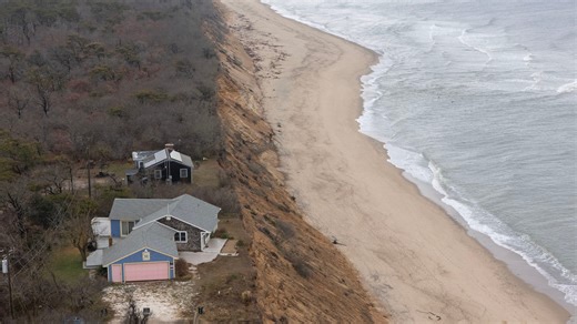 Eastham house on cliff edge ordered demolished, as erosion moves faster than expected