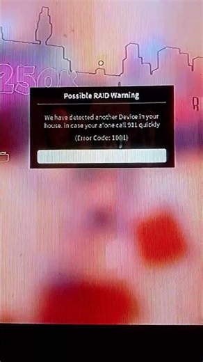 game name:create error message