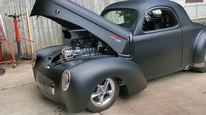 12K views · 278 reactions | This is video of the car from this morning's 1941 Willys Race Car #forsale. Fitech fuel injectoin. 434ci engine with 871 blower! Check out the full ad here: https://www.racingjunk.com/Willys/184032299/1941-Willys-441.html | RacingJunk.com Classifieds | Facebook